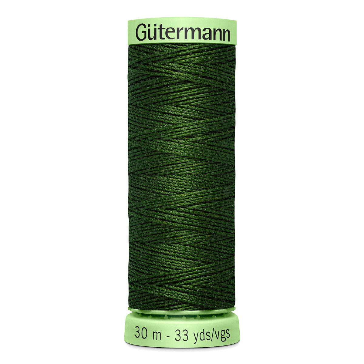 Нитки швейные Top Stitch 30/30 м для декоративной отстрочки, 100% полиэстер, Gutermann 744506 (597 темный хаки), 5 шт