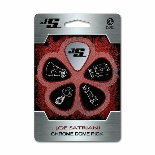 Planet Waves JSCD-01 Joe Satriani Набор медиаторов ibanez js20 s joe satriani signature подписная электрогитара с кейсом