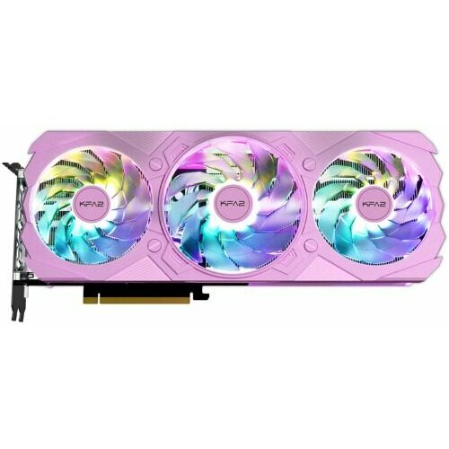 Видеокарта KFA2 GeForce RTX 4070 X 3FAN Pink 47NOM7MD7LKK