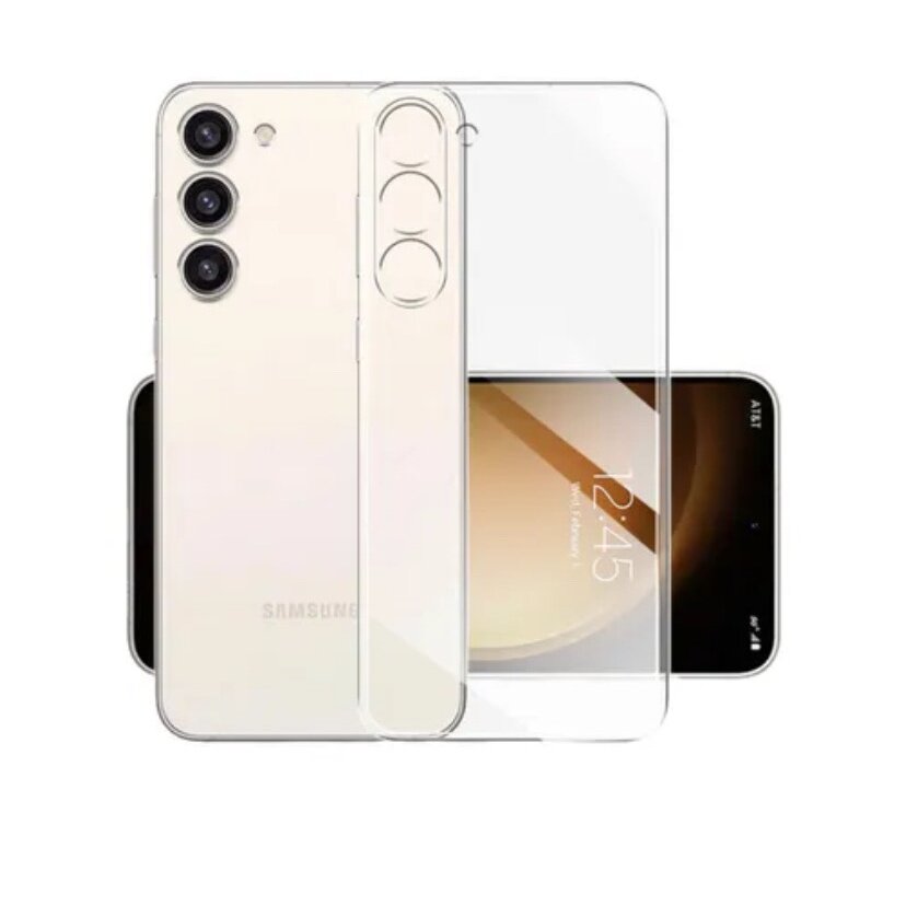 Чехол прозрачный для Samsung Galaxy S24 Plus (Самсунг С24 плюс) — фото 1