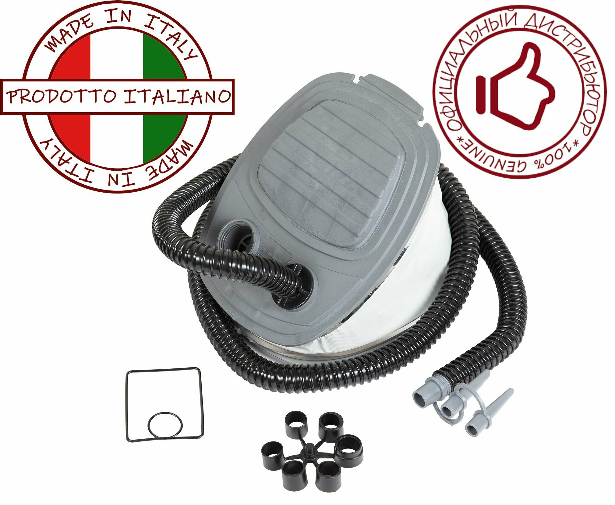 фото Насос для лодки ПВХ лягушка Bravo 1, объём 4 литра