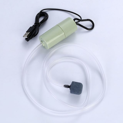 USB кислородный насос для аквариума зеленый бесшумный компрессор