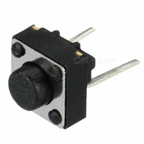 тактовая кнопка 4 5 4 5 h4 3мм 2pin 90 smd 5 штук, Кнопка тактовая, 6х6мм, h=5.00мм, 2PIN