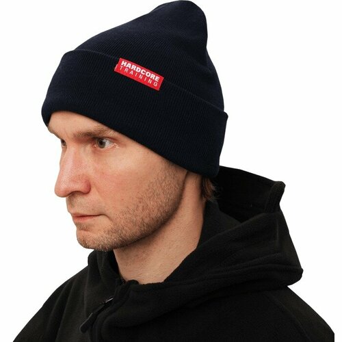 фото Шапка hardcore training, размер onesize, синий