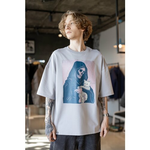 фото Футболка бордшоп#1, размер m, серый