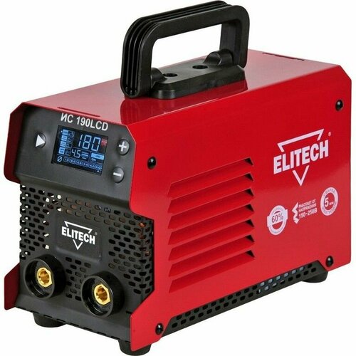 Сварочный аппарат ELITECH ИС 190LCD сварочный аппарат инверторный elitech ис 200м 200 а до 5 мм