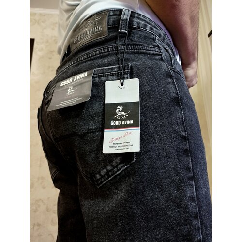 Джинсы GOODAVINA, размер 34, серый