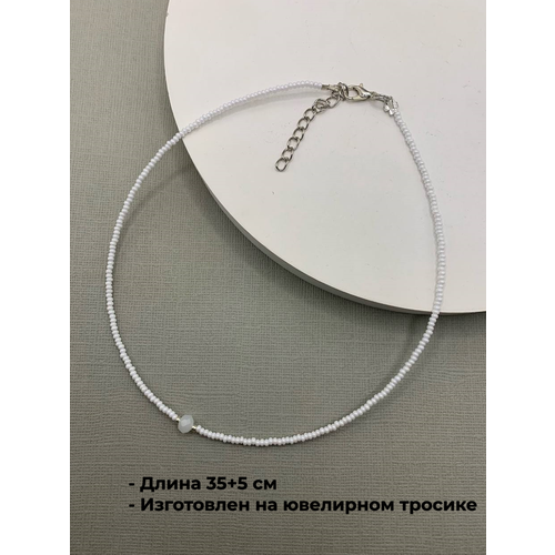 Чокер SIDORINA SOFIA ACCESSORIES бисер длина 35 см белый 275₽