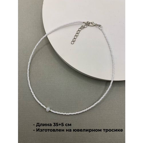 фото Чокер, бисер, длина 35 см., черный sofiaccessories