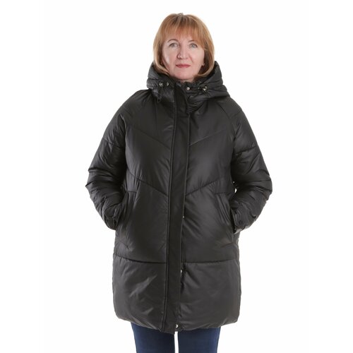 фото Куртка , размер 52, черный oumanyuhei