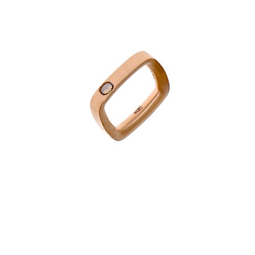 Кольцо Fani, красное золото, 750 проба, размер 16.9