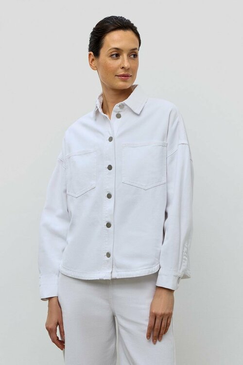 Джинсовая куртка  Baon, размер 42, белый