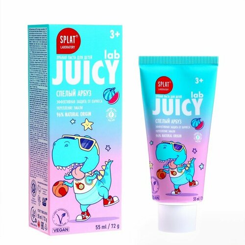 Детская зубная паста Splat Juicy Арбуз со фтором, 55 мл