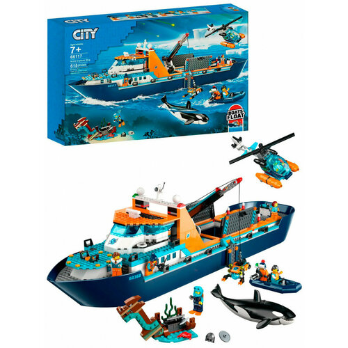 конструктор lego city корабль исследователь арктики 60368 Конструктор Cities «Корабль Исследователь Арктики»