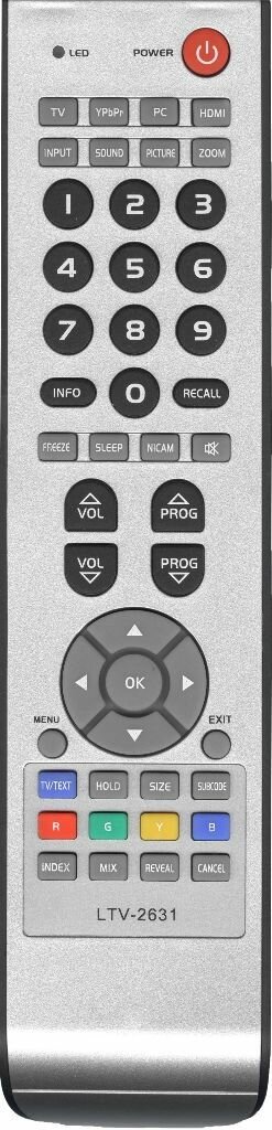 Пульт для Elenberg LTV-2231 / LTV-2631 для телевизора LCD