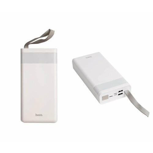 Powerbank / Внешний аккумулятор HOCO J73 Powerful desk lamp power bank, 2.0А (30000mAh), белый внешний аккумулятор powerbank hoco j73 powerful desk lamp 2 0а 30000mah черный