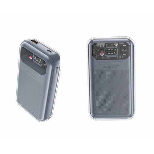 Powerbank / Внешний аккумулятор ACEFAST M2-20000 Sparkling series 30W, серый (mica gray)