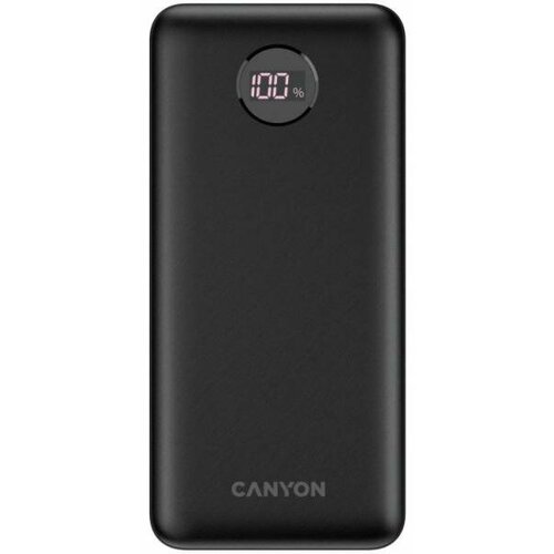 CANYON PB-2002 Power bank 20000mAh Li-poly battery, Input Type-C 5V3A,9V2A,18W , Output Type-C:5V3A,9V2.2A,12V1.5A,20W, Output USBA1/USBA2:5V3A,5V/4