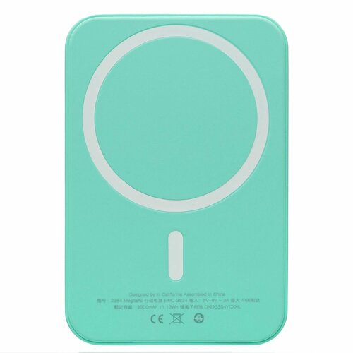 Внешний аккумулятор - SafeMag 3500мАч 10W Lightning цвет зеленый 1 шт 193900₽