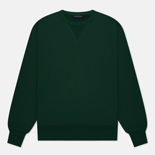 Толстовка EASTLOGUE permanent round neck 23fw, силуэт прямой, размер s, зеленый