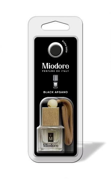 Ароматизатор воздуха MIODORE . Black Afgano флакон с деревянной крышкой 6 ml