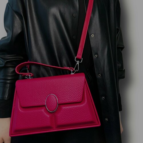 фото Сумка ws ar12, фактура зернистая, фуксия