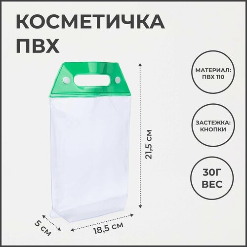 фото Косметичка зеленый denco store
