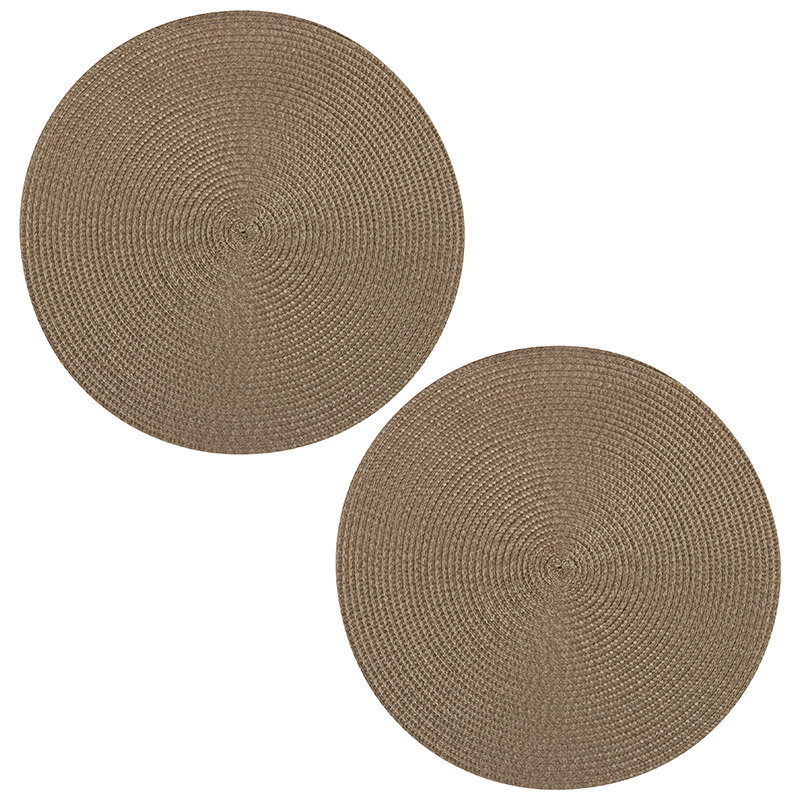 фото Набор салфеток сервировочных плетеных PPW-03, 2 шт, диам 38 см