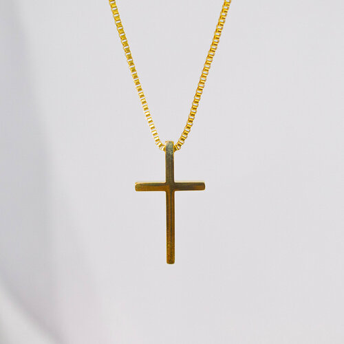 Крестик Zloster золотистый 1650₽