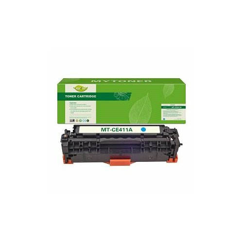 Картридж MyToner, аналог HP CE411A/CC531A/ Canon 118C/718C/318C синий 2.8k с чипом