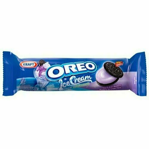 Печенье Oreo Blueberry Ice Сream, 123,5 г