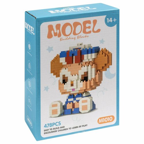 3D-конструктор мышонок, VOMBATIK СM4002, 468 деталей, Коллекционная игрушка