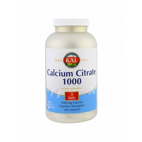 Цитрат Кальция Calcium Citrate 1000 мг KAL 180 таблеток