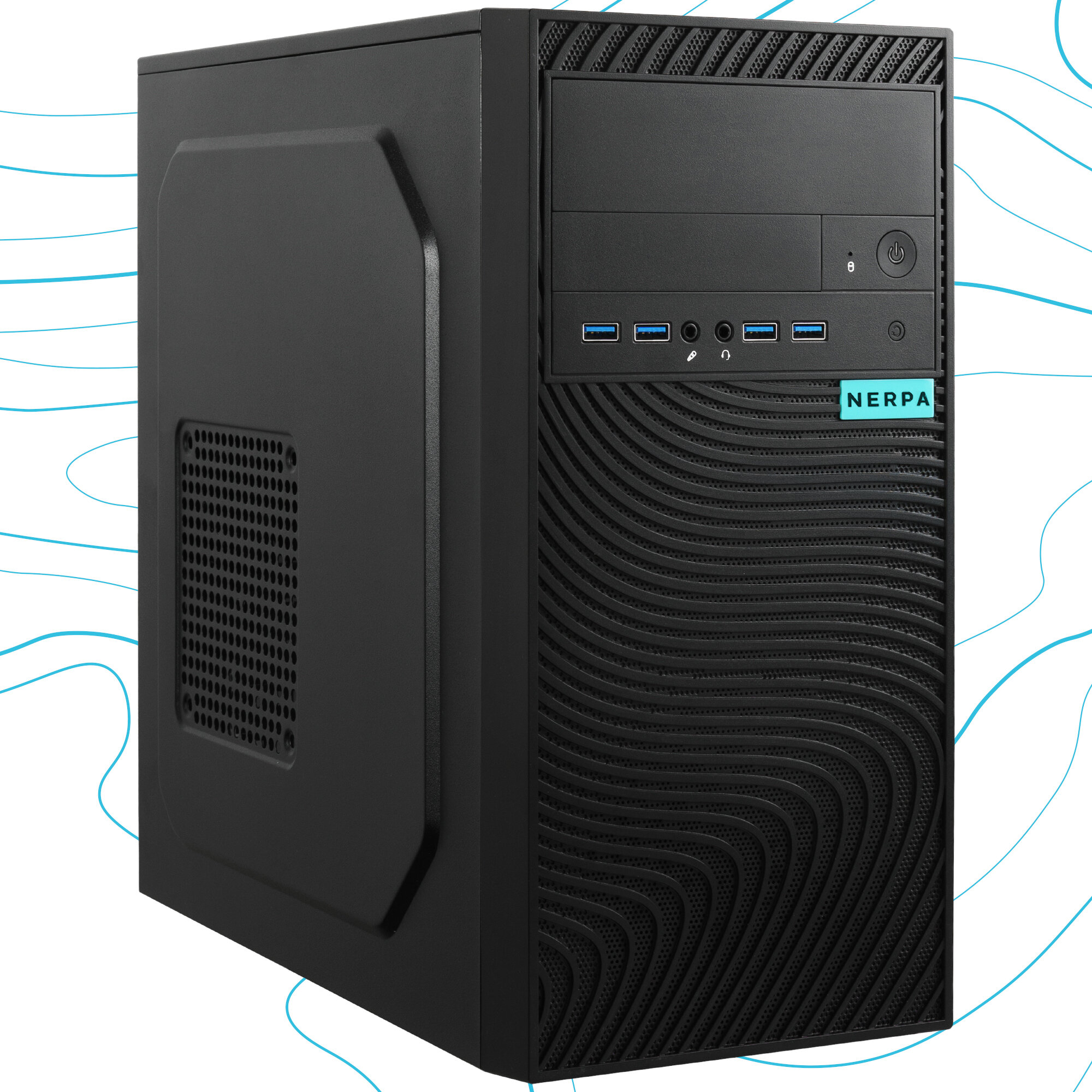 NERPA BALTIC I140 MT (Intel Pentium Gold G7400/8GB 3200MHz/256GB NVMe SSD/UHD 710/noOS/450W/1Y/K&M)