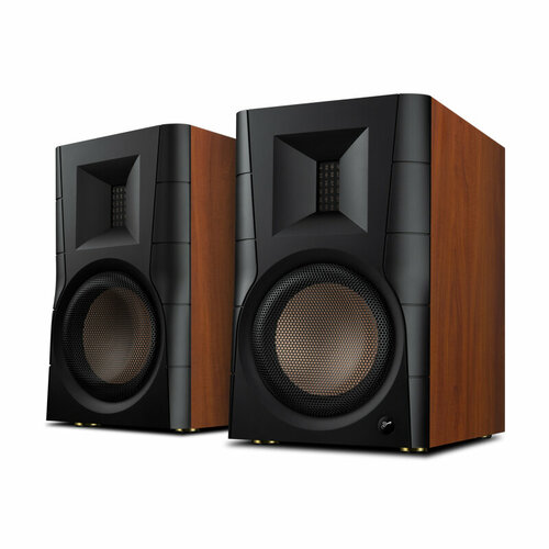Активная полочная акустика Swan D300 Mahogany коричневый, черный