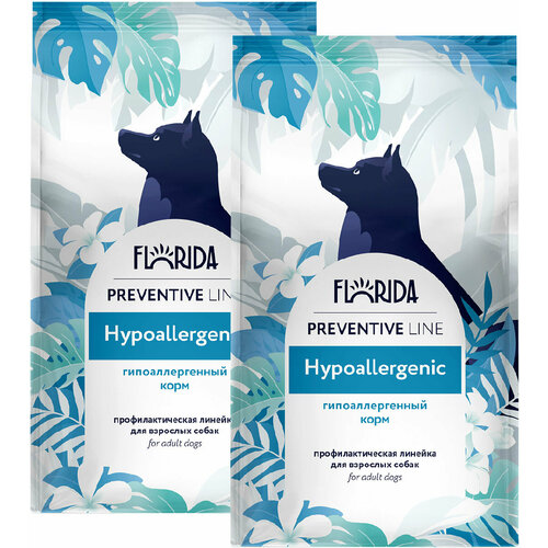FLORIDA PREVENTIVE LINE HYPOALLERGENIC гипоаллергенный для взрослых собак всех пород (2 + 2 кг)