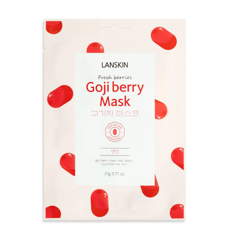 christina тоник line repair nutrient goji berries active toner активный ягоды годжи 300 мл LanSkin Fresh Berries Mask Goji Berry Маски тканевые для лица питательные с экстрактом ягод годжи 21 гр 10 шт