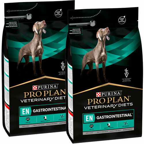 PRO PLAN VETERINARY DIETS EN GASTROINTESTINAL для взрослых собак при расстройствах пищеварения (5 + 5 кг)