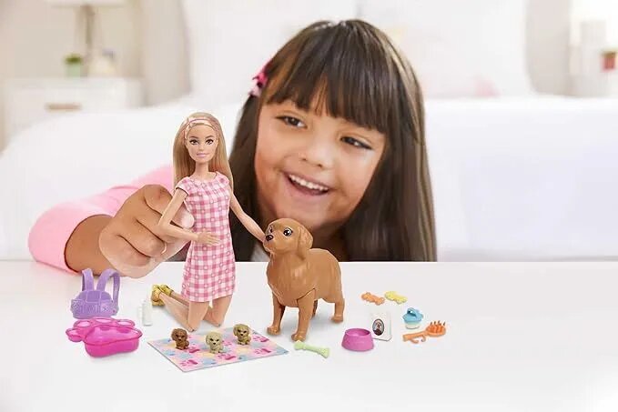 Barbie Игровой набор "Новорожденные щенки" - фото №9