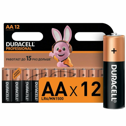 Батарейки щелочные (алкалиновые) Duracell АА 1.5V 12шт (пальчиковые)