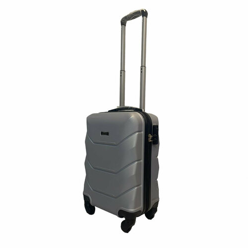 фото Чемодан sfreedomserebrochemodan, 35 л, размер s, серебряный нет бренда