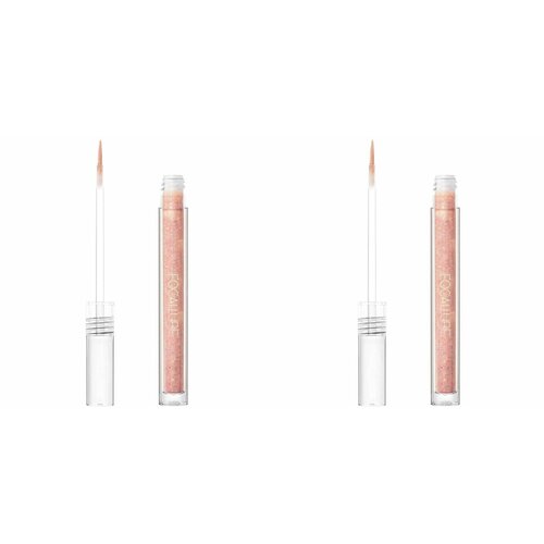 Focallure Тени для век жидкие с глиттером Glittering Liquid Eyeshadow тон G02, 1,5 г, 2 уп.