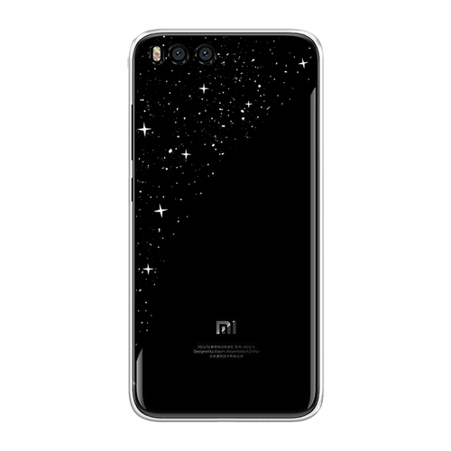 Силиконовый чехол на Xiaomi Mi 6 / Сяоми Ми 6 Скалолаз в космосе, прозрачный