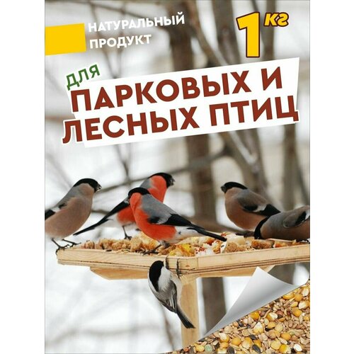 Корм для птиц уличных, лесных, диких, семечки кормушка, 1 кг