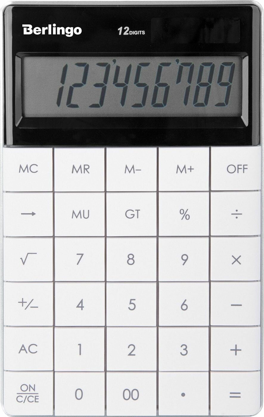 Калькулятор настольный 12 разрядов "Power TX" синий (CIB_100) Berlingo - фото №12