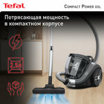 Пылесос для дома Tefal Swift Power Cyclonic TW4826EA с контейнером, серый - изображение