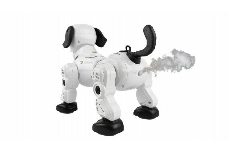 Робот-собака Happy Cow, интерактивная, радиоуправляемая, белая, пластик — фото 1