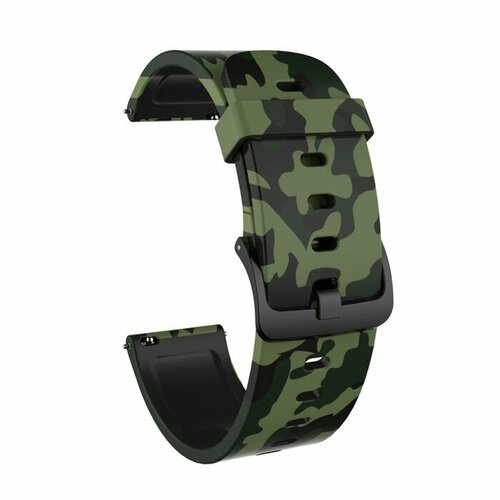 Ремешок для смарт-часов Армейский 20 мм силикон 607₽