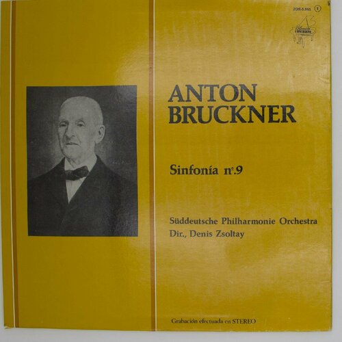 Виниловая пластинка Антон Брукнер - Симфония № 9. Дирижёр Д виниловая пластинка брукнер дрезденская государственная ка