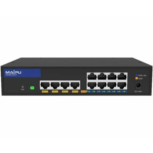 Maipu IGW500-200-P internet gateway, integrated Routing, Switching, Access Controller, 12*1000M Base-T interfaces, 8*1000M PoE,(Controller Mode: 64 Un